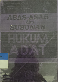 Image of Asas-Asas dan Susunan Hukum Adat