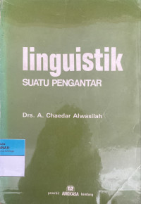 Image of Lingusitik: Suatu pengantar