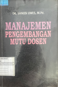 Image of Manajemen Pengembangan Mutu Dosen