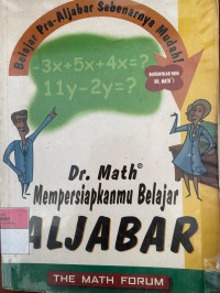 Image of Mempersiapkanmu Belajar Aljabar