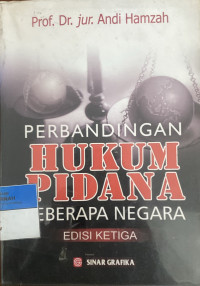 Image of Perbandingan Hukum Pidana Beberapa Negara