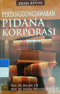 Image of Pertanggungjawaban Pidana Korporasi