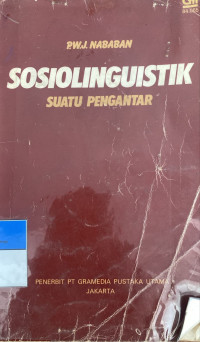 Image of Sosiolinguistik: Suatu pengantar