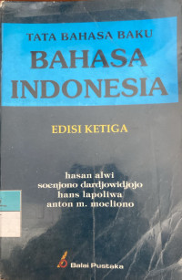 Image of Tata Bahasa Baku Bahasa Indonesia