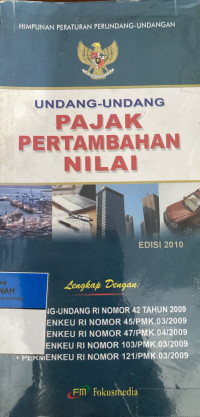 Image of Undang-Undang Pajak Pertambahan Nilai